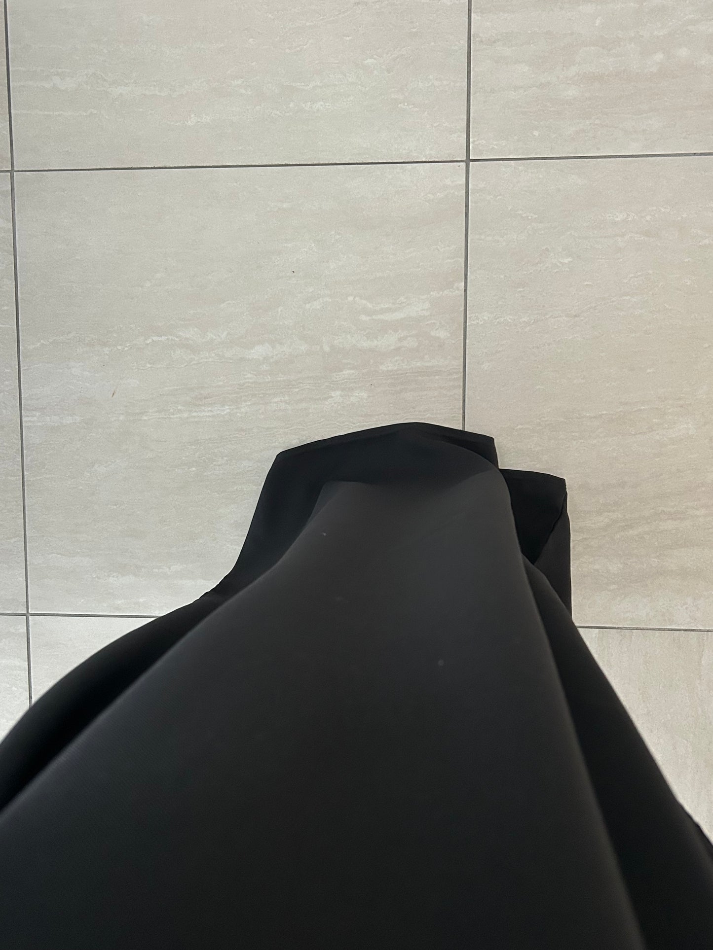 ABAYA - manches volants effet lin - Noir/Kaki/Taupe