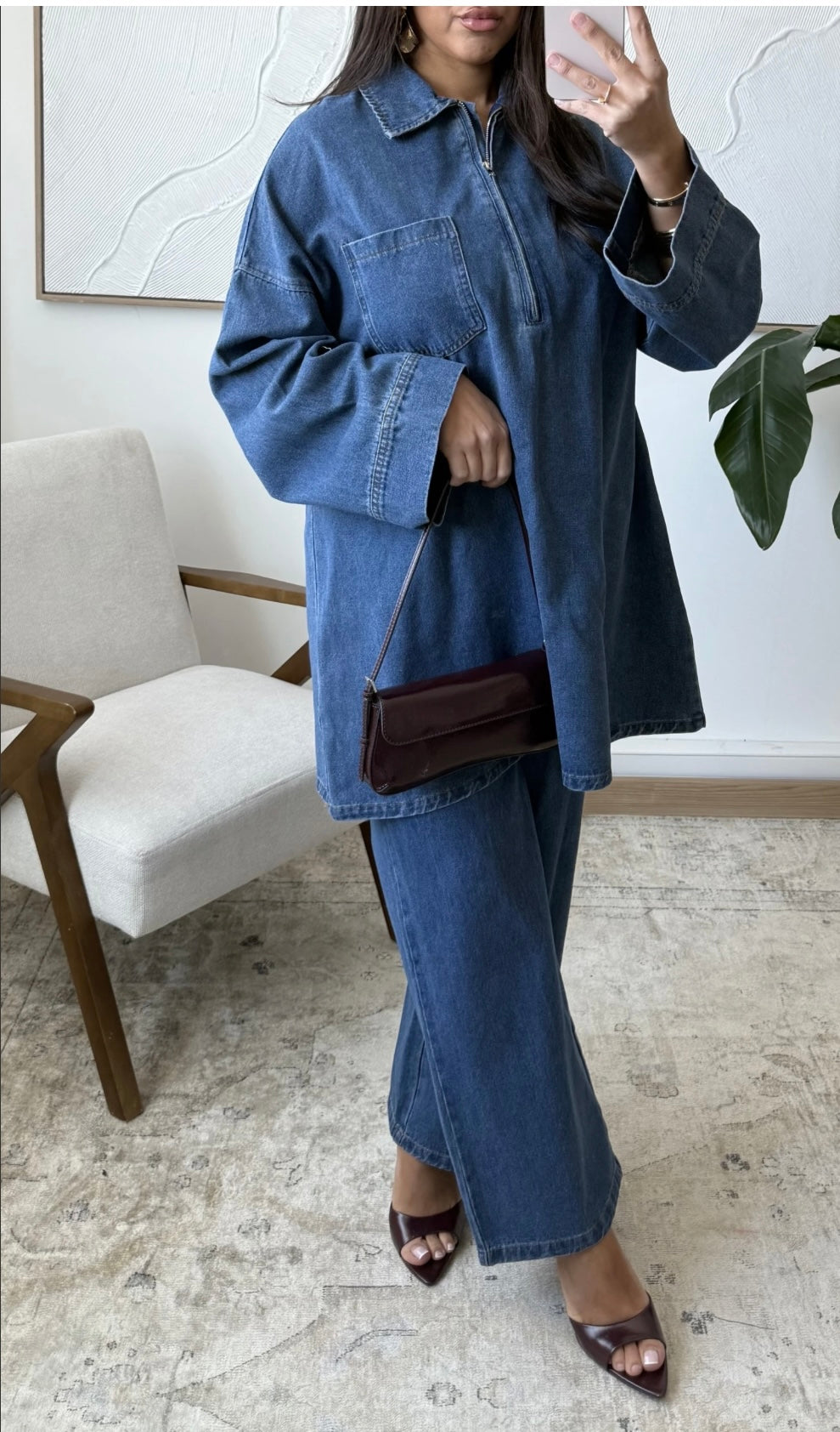 ENSEMBLE EN JEAN – MODERNE & CONFORTABLE